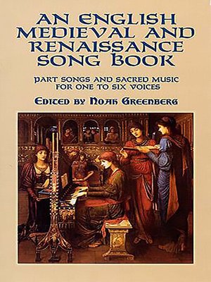 cover image of An English Medieval and Renaissance Song Book